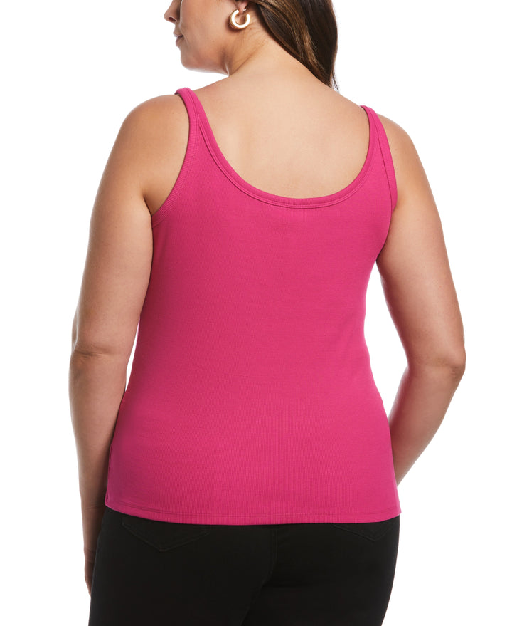 Ribbed Tank Top (Cosmo Pink) 