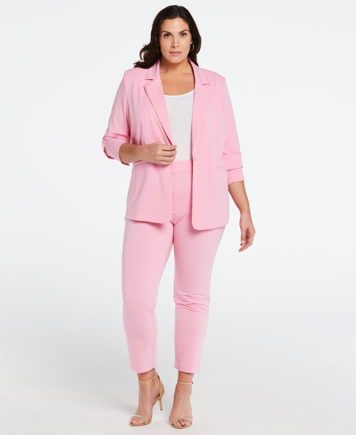 Single Breasted Blazer (Begonia Pink) 