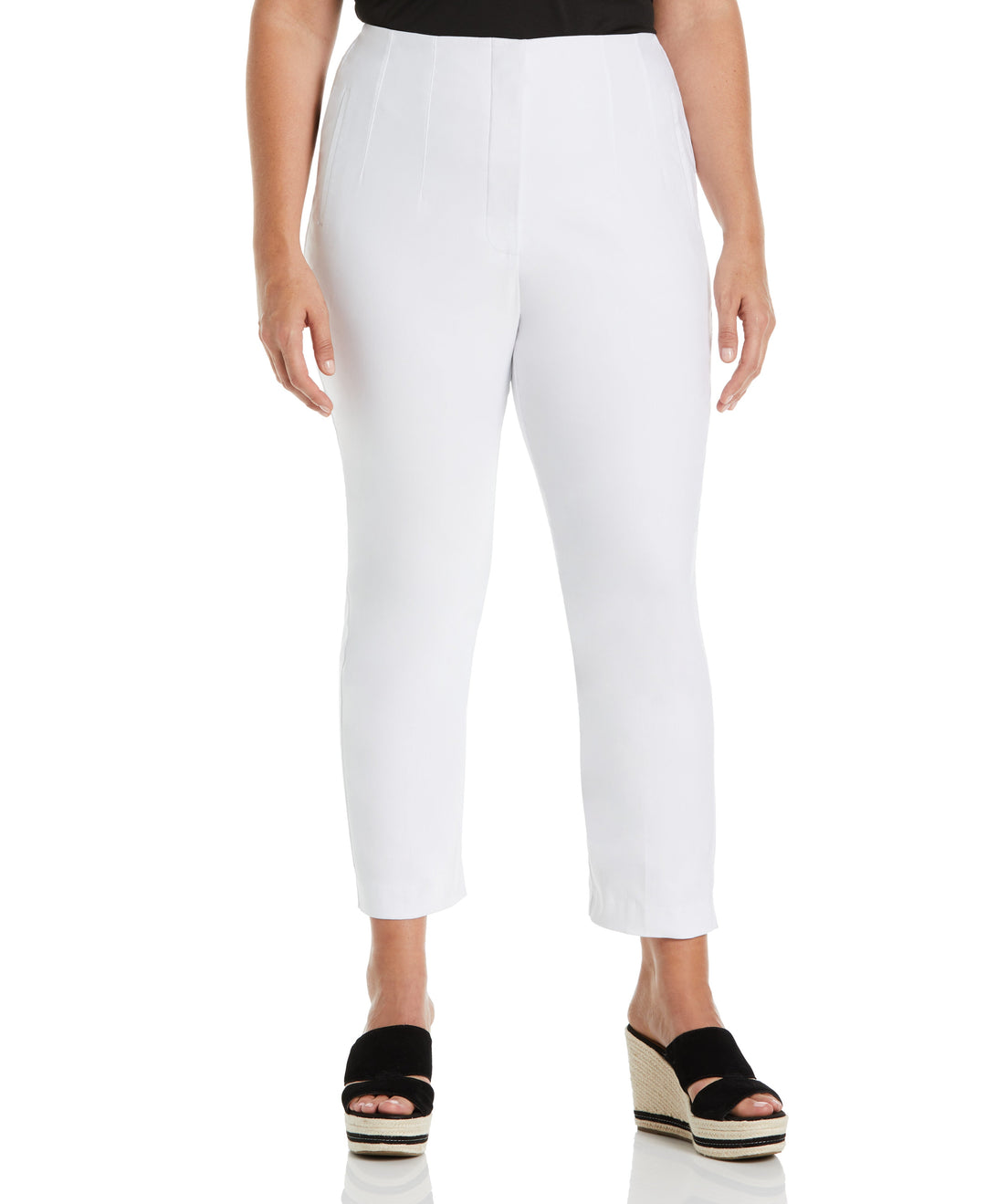 Straight Leg Pant (White) 