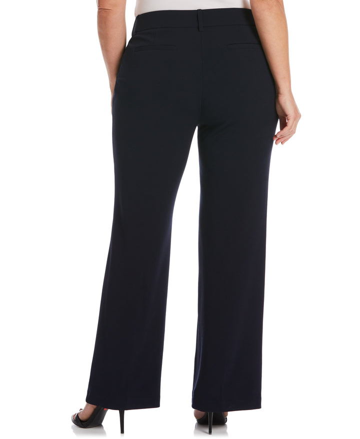 PLUS SIZE STRETCH CREPE PANT - CLASSIC FIT (Navy) 