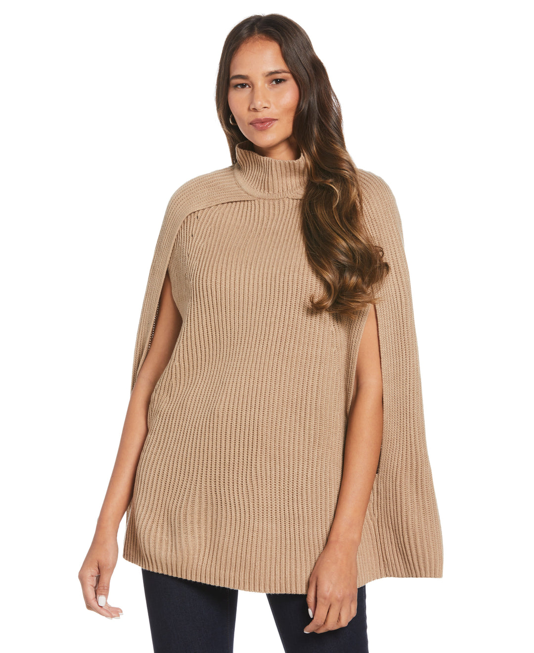 Poncho Sweater (Dark Safari) 