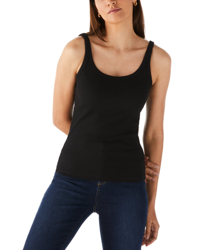 Ribbed Tank Top (Black) 