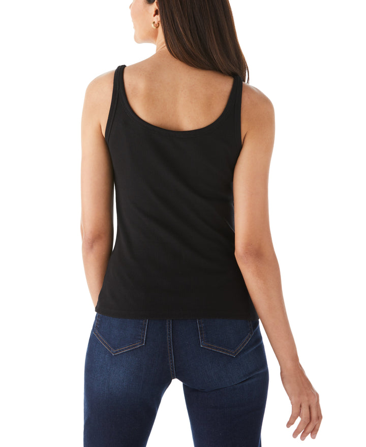 Ribbed Tank Top (Black) 