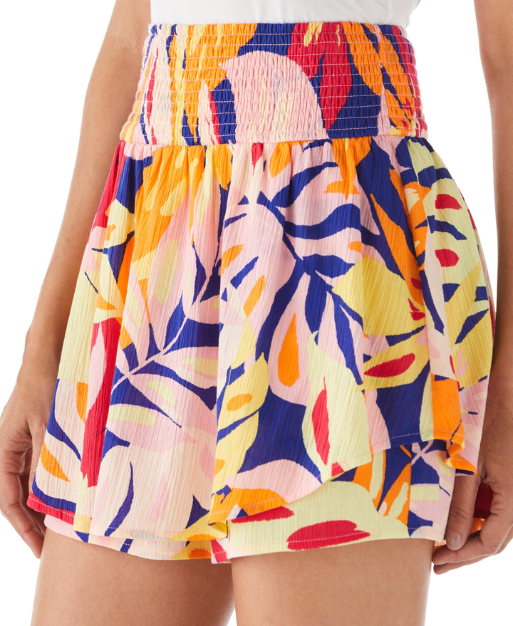 Stripe Smocked Gauze Skort (Clematis Blue) 