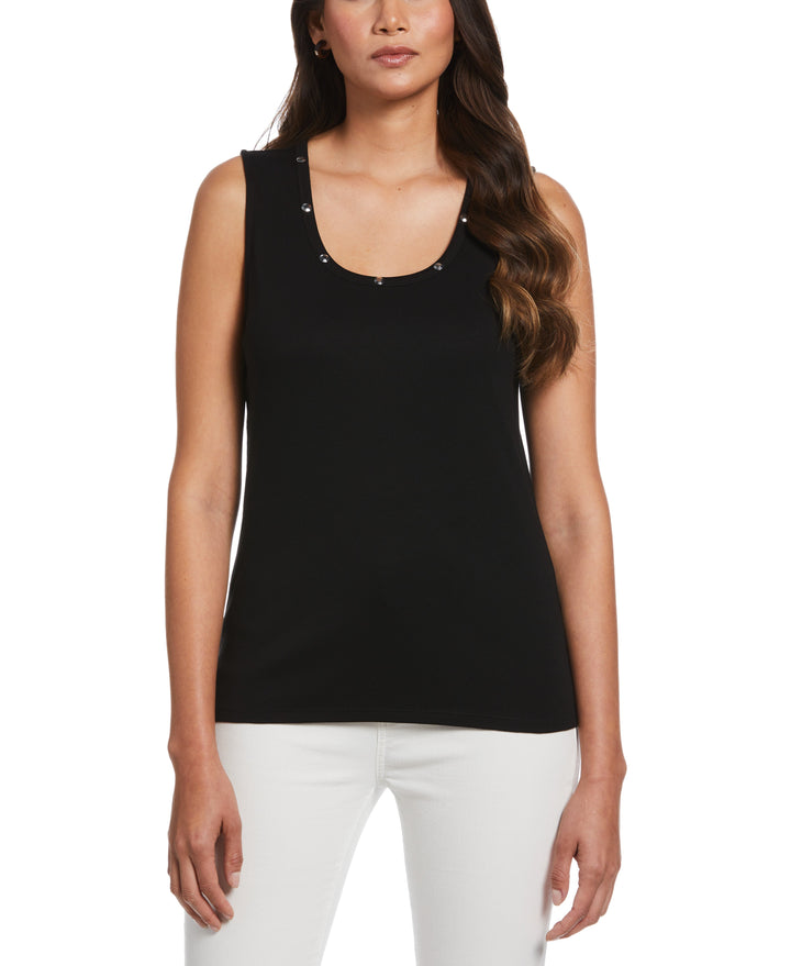 Tank Top with Hardware (Black) 