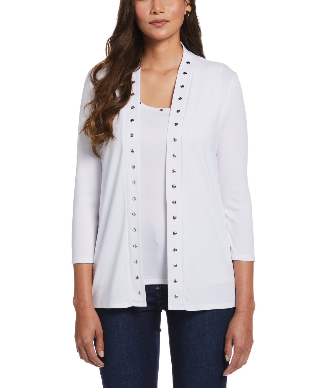 Tank Top with Hardware (White) 