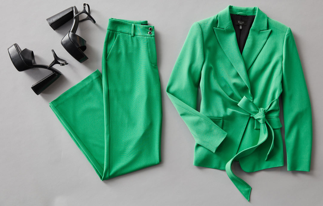 Wide Leg Pant (Fern Green)